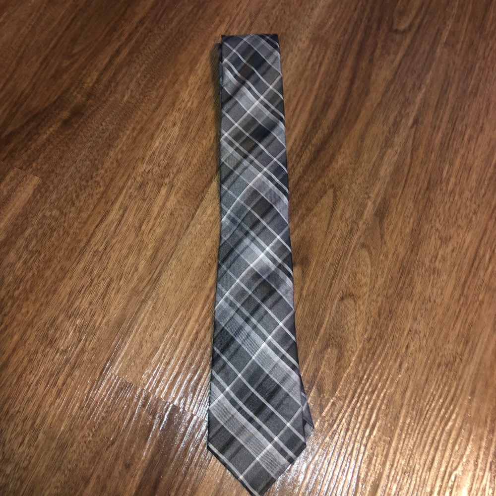 Calvin Klein Men’s Plaid Check Tie